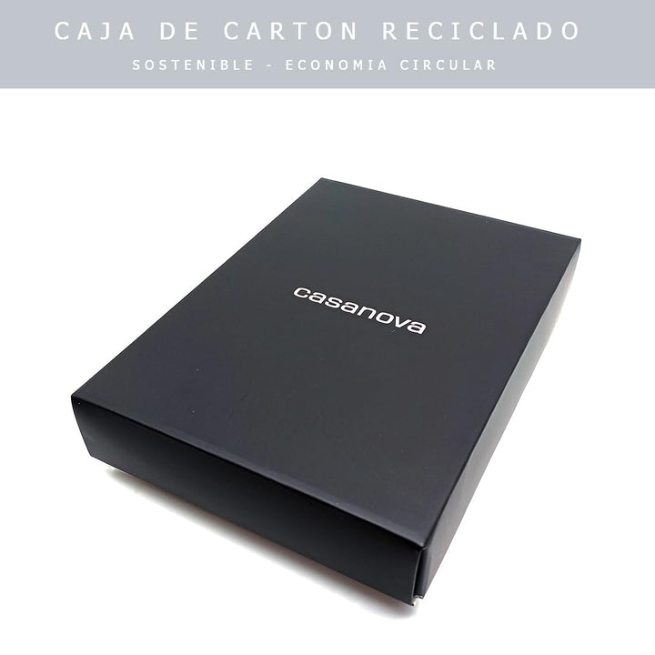 Herrenbrieftasche MIT Geldbörse | Ubrique-Haut | Ledergeldbörse mit Kartenhalter | Handgefertigt | R