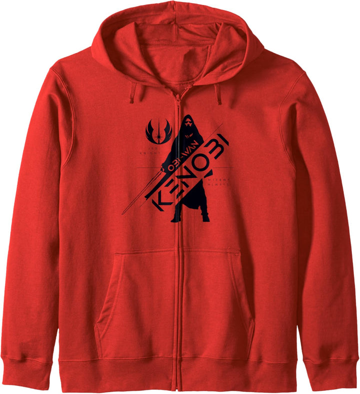Star Wars: Obi-Wan Kenobi Jedi Order Emblem Silhouette Kapuzenjacke