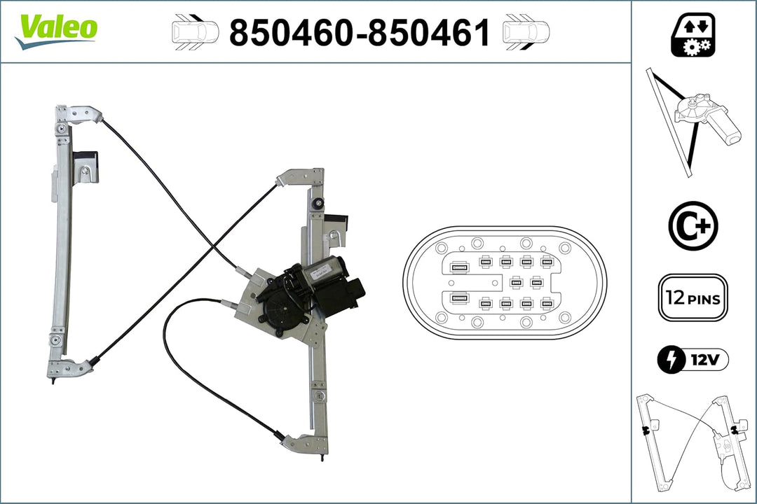Valeo Fensterheber 850460