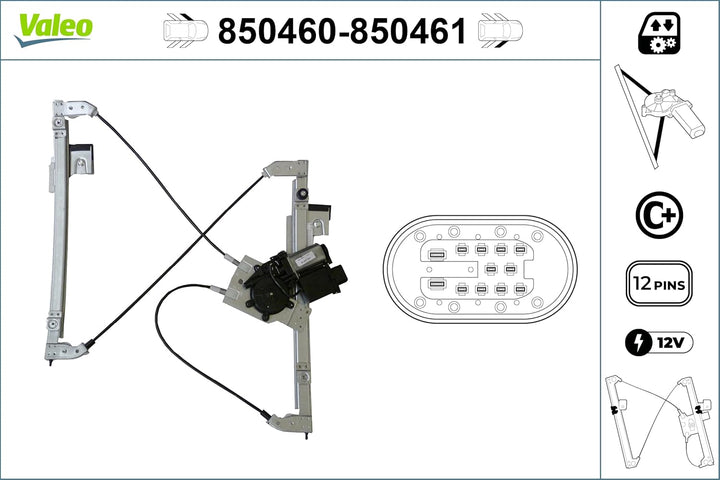 Valeo Fensterheber 850460