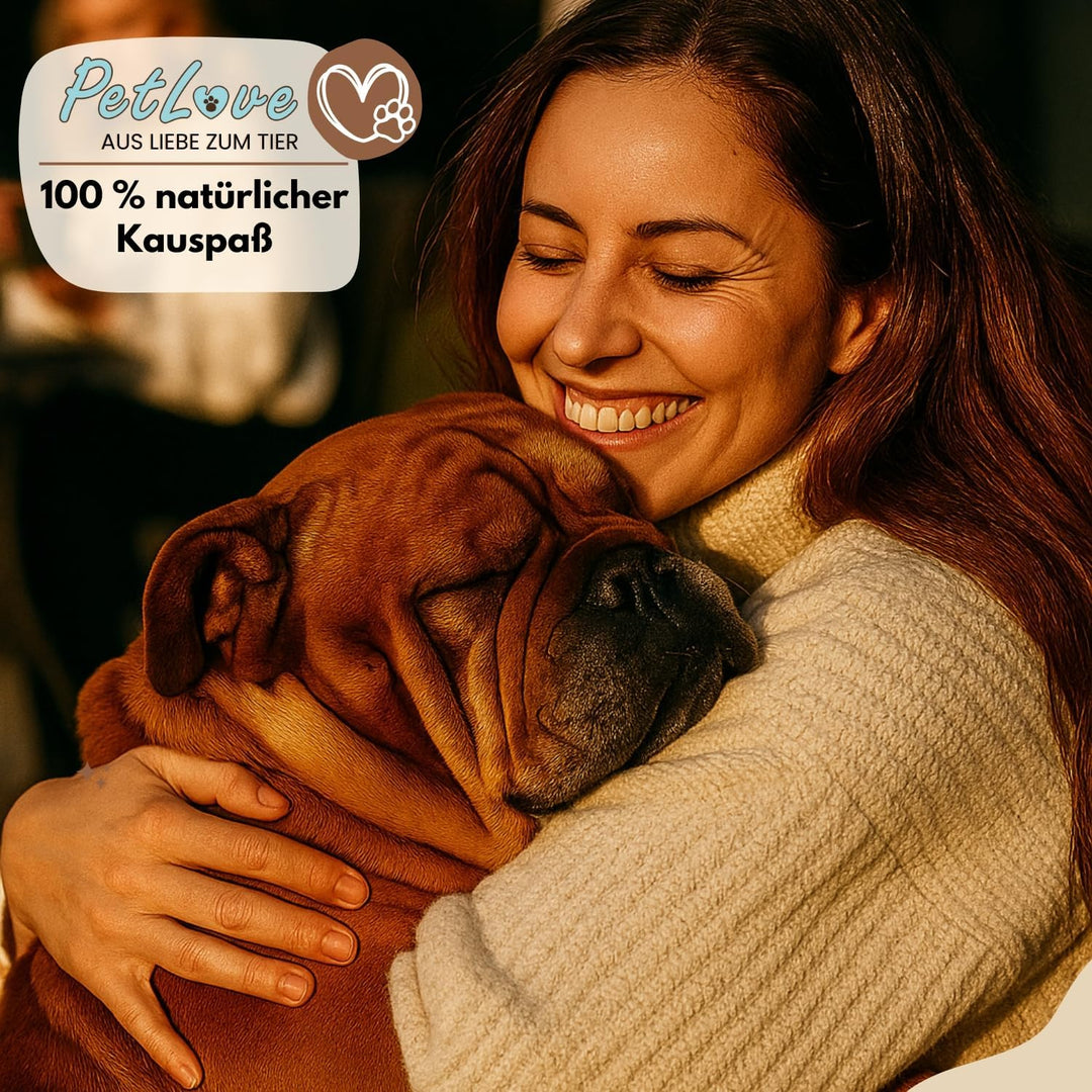 PetLove Kaffeeholz für Hunde • Kauholz Hund als Hundespielzeug &amp; Zahnpflege • Holzknochen für Hund •
