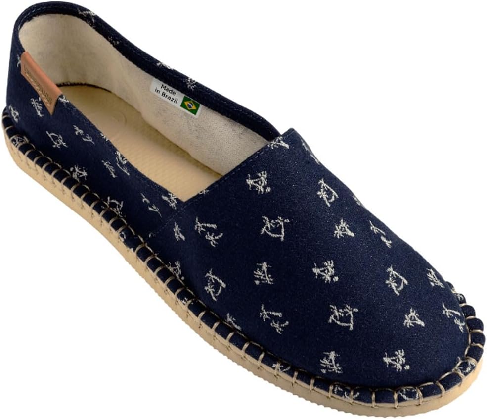 Havaianas Origine Iv Print, Espadrilles Unisex Erwachsene, Navy Blue