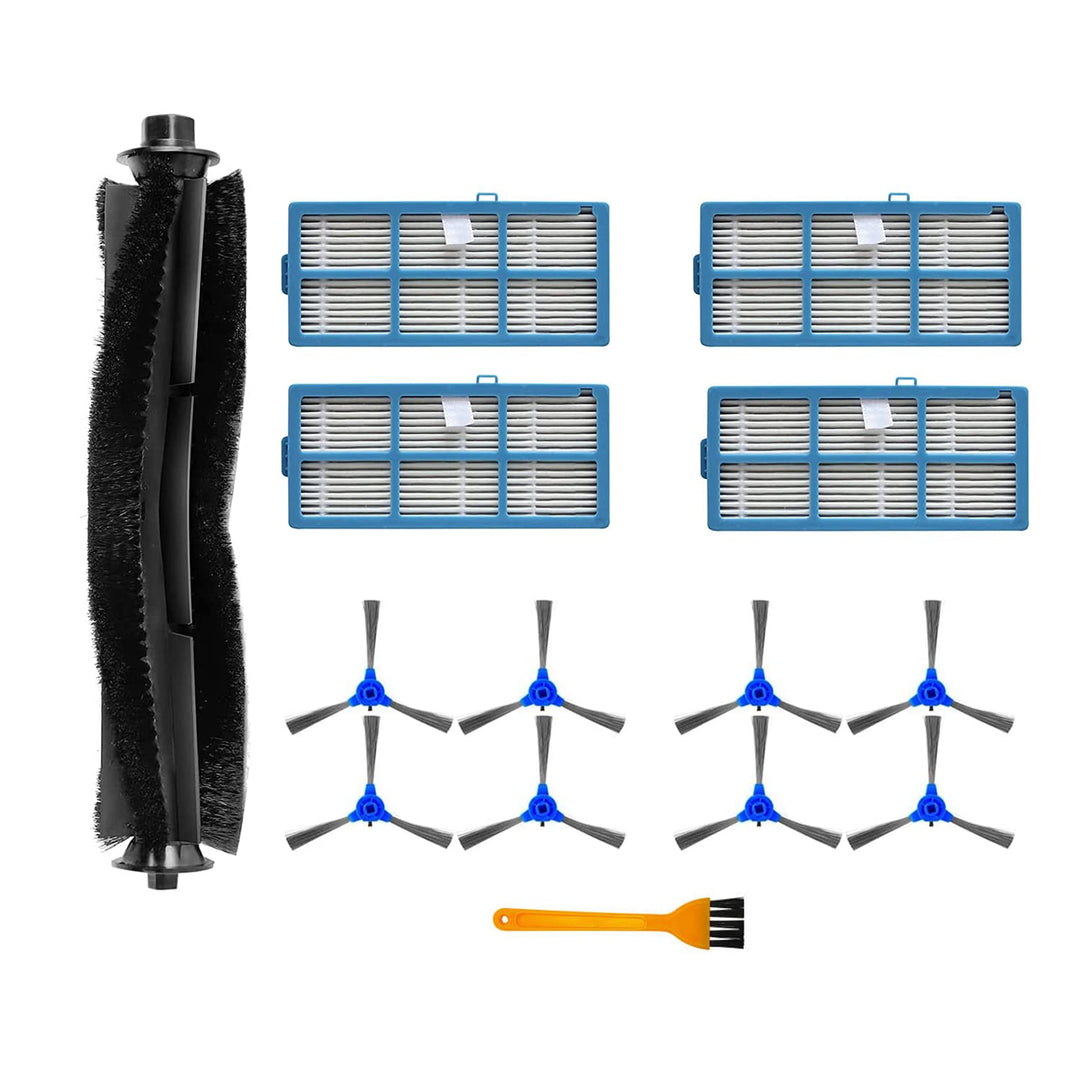 Fantisi Ersatzteile Zubehör Für Hosome G9070 Roboter Staubsauger Paket mit 1 Hauptbürsten, 4 Filter,