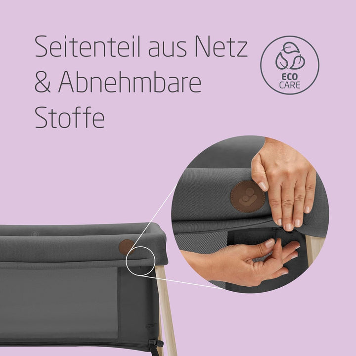 Maxi-Cosi Iris 2-in-1-Reisebett Baby, 0 – 3 Jahre, bis zu 15 kg, kompaktes Reisebettchen, 2 Schlafeb
