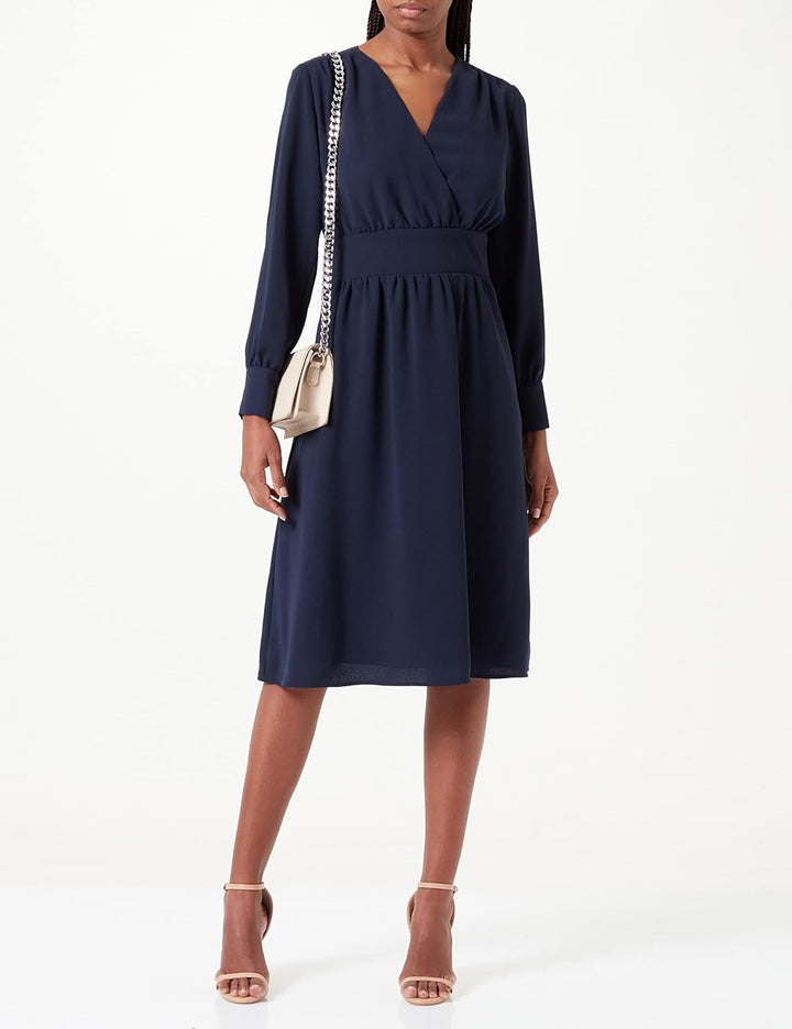 Seidensticker Damen Kleid 34 Dunkelblau, 34 Dunkelblau