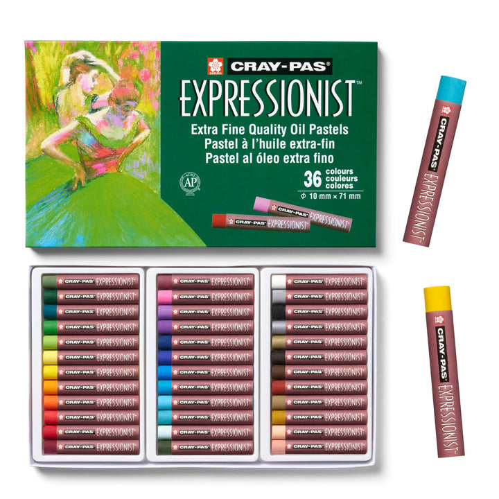 Cray nicht Expressionist 36 Stück Pastellkreide, Öl Farben sortiert