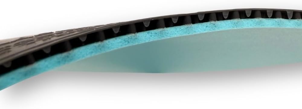 Sauer & Tröger Tischtennis Belag Anti Top | Blackout | Rot, Schwarz, Blau | 1,5 mm 2,0 mm Schwarz 2,