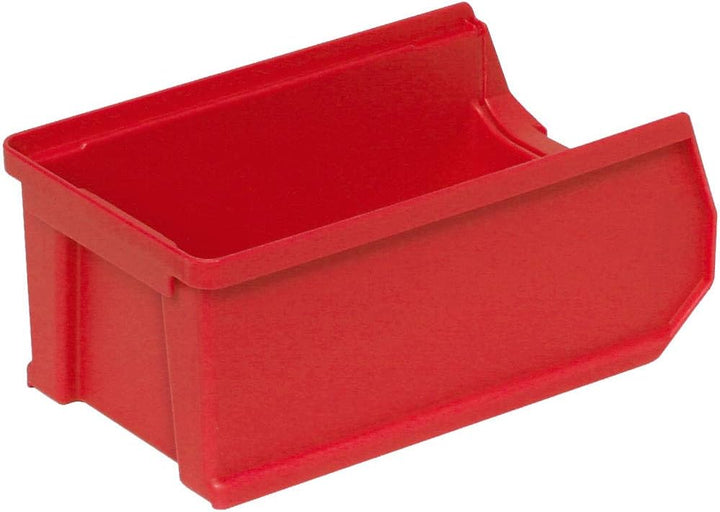 BRB Set - 25x Sichtstapelkästen Profi LB5, rot, Inhalt 0,85 Liter, LxBxH 175x100x75 mm inkl. 3 verz.