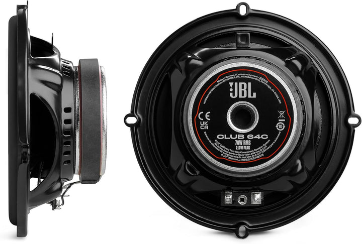 JBL Club Gen3 64C 6.5'' (16cm) Lautsprecher Compo-Satz, Schwarz
