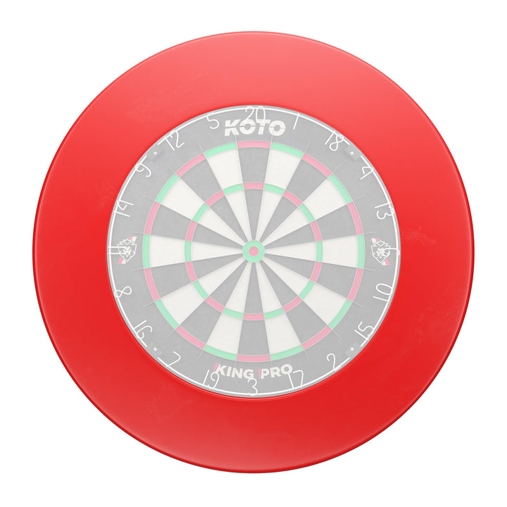KOTO - Dartscheiben Surround Rot, dartscheibe schutzring für unterwegs, Einfach EIN zu packen und mi