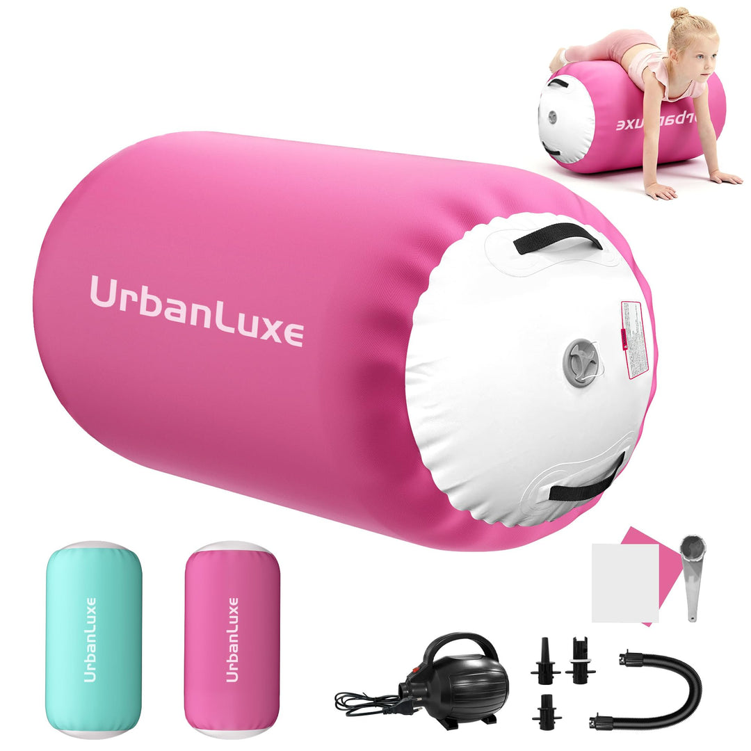 UrbanLuxe UrbanLuxe Air Rolle Turnen, Air Roll Aufblasbare, Luftrolle mit Elektropumpe, für Gymnasti