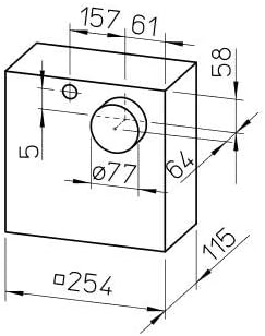 Helios ELS-GAPB ArtNr 8128 Aufputzgehaeuse, Natur