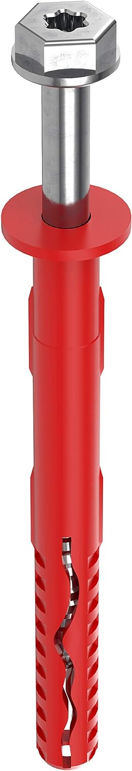 TOX Rahmendübel Fassad XL 14 x 260 mm, 25 Stück, 067101241, rot, 14 x 260 mm