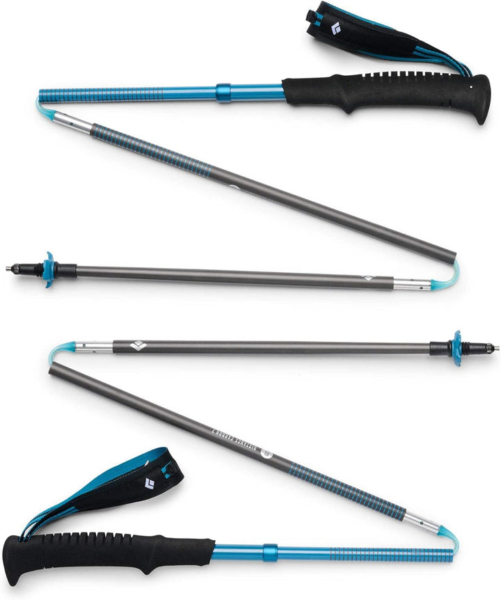 Black Diamond Damen Distance Carbon Z Wanderstöcke Desert Sky (Kohlefaser, Z-Faltung) 120 cm, Desert