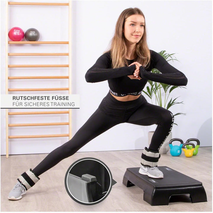 Stepp Brett Stepper Aerobic Studio Fitness Step Board Einteilig