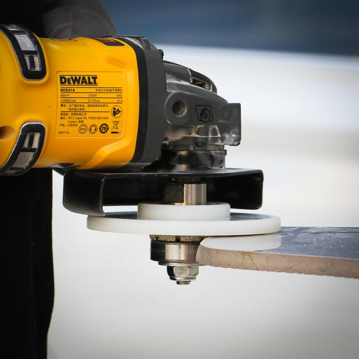 Diamant-Handprofiler/Fräser, weisse Nylonabdeckung für Granit-Arbeitsplatten, volle Bullnose (B20),