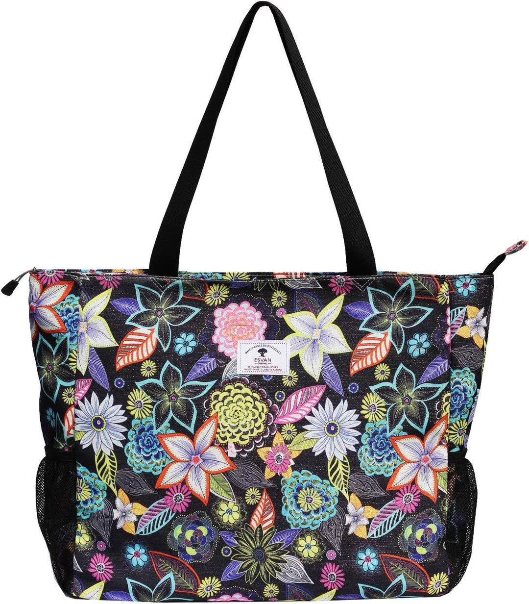 Grosse Strandtasche, wasserabweisend, leicht, 50,8 cm, für Damen, für Fitnessstudio, Strand, Reisen,