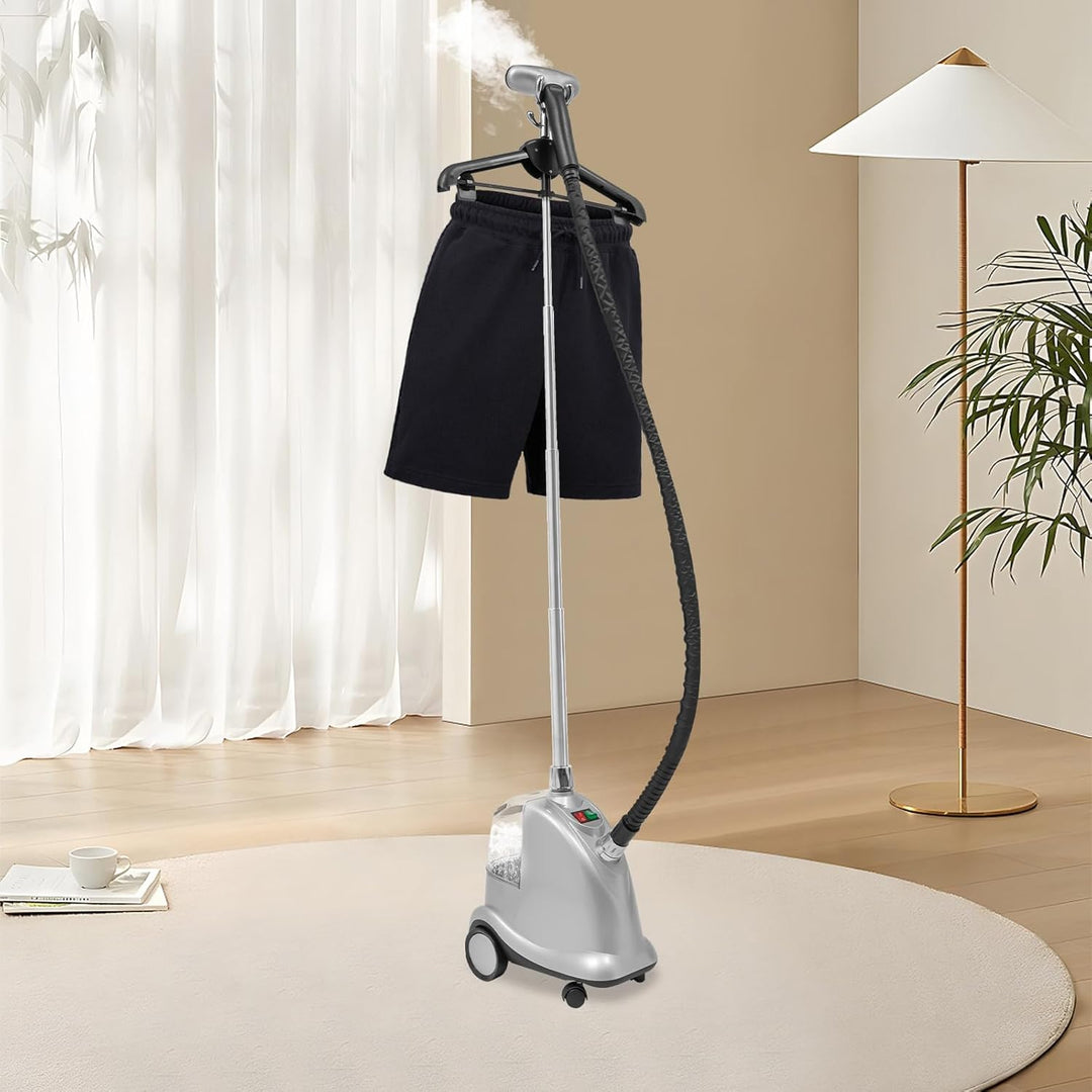 Dampfglätter, 2200W Garment Steamer - Profi Steamer für Textilarten, Vertikaler Dampfbügler mit 3L W