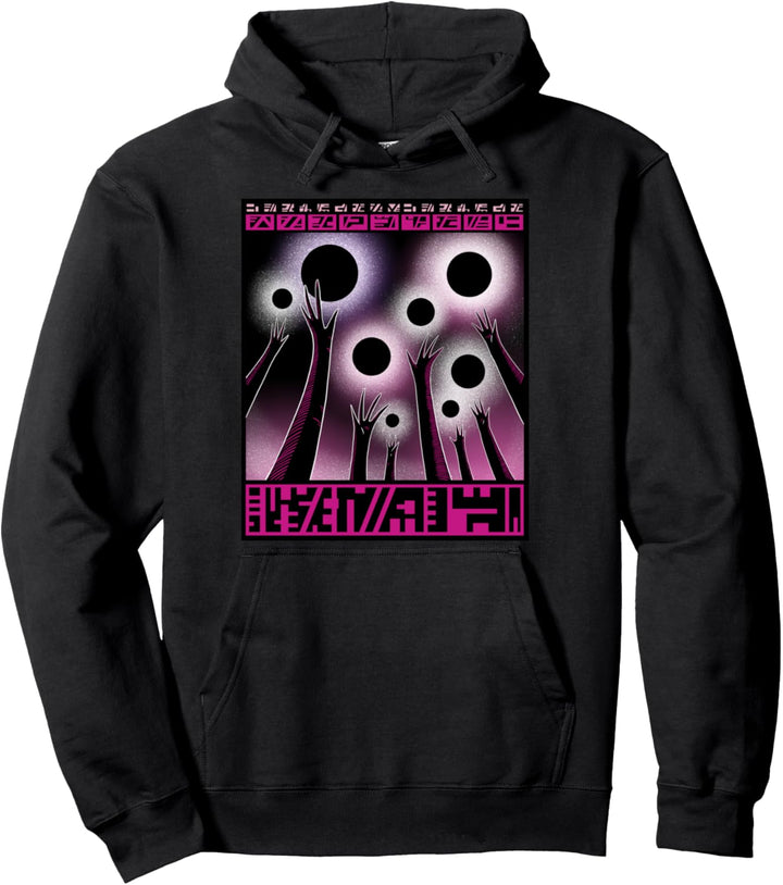 Cosmic Alien Fantasy Hand Planet Space Galaxy Universum Pullover Hoodie