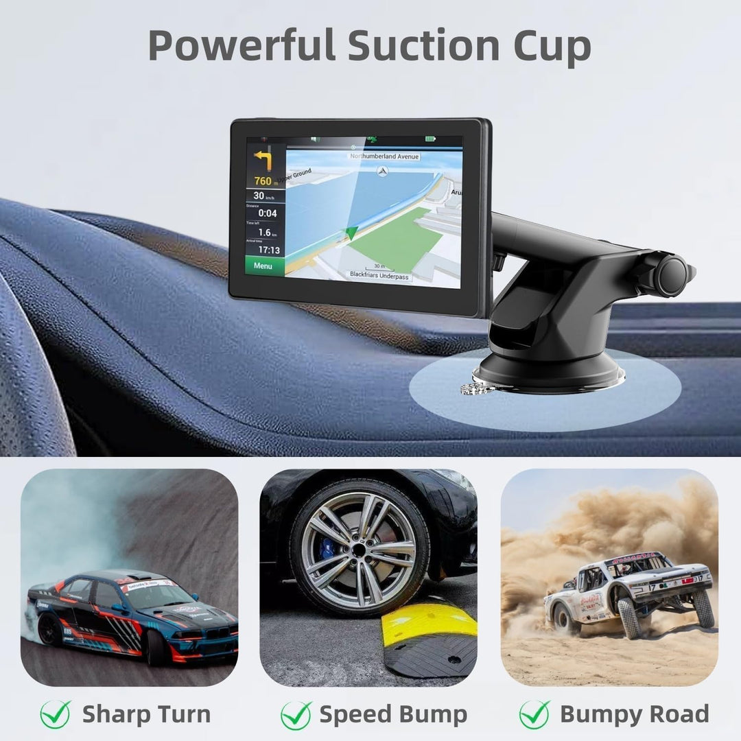 Carplay Bildschirmhalterung mit Schrauben, Saugnapfhalterung für 7''/ 9''/ 10.26'' Auto Android Auto