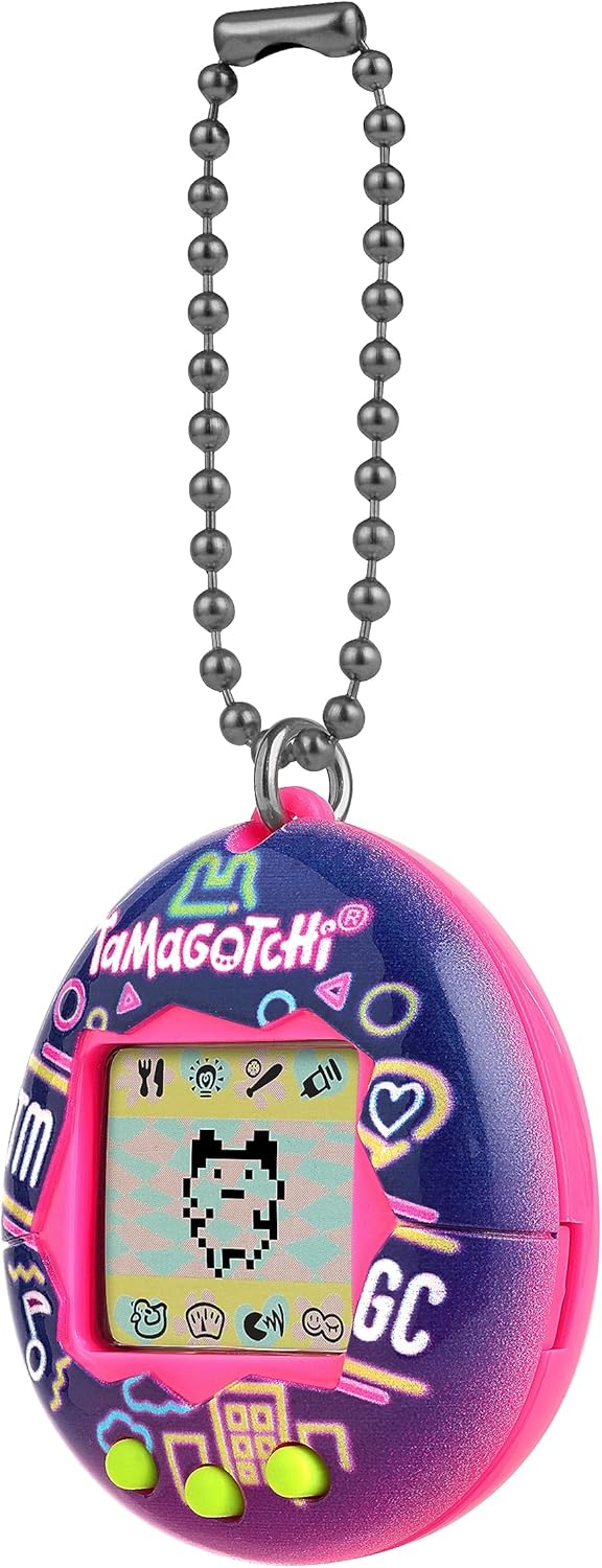 BANDAI-Tamagotchi Virtuelles Haustier Neon Lights 42974 Neonlichter, Neonlichter