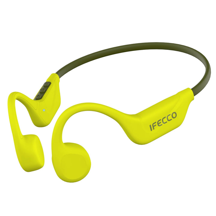 IFECCO Knochenschall Kopfhörer Bluetooth 6.2 - Open Ear Kopfhörer Kabellos,IPX5 wasserdichte Knochen