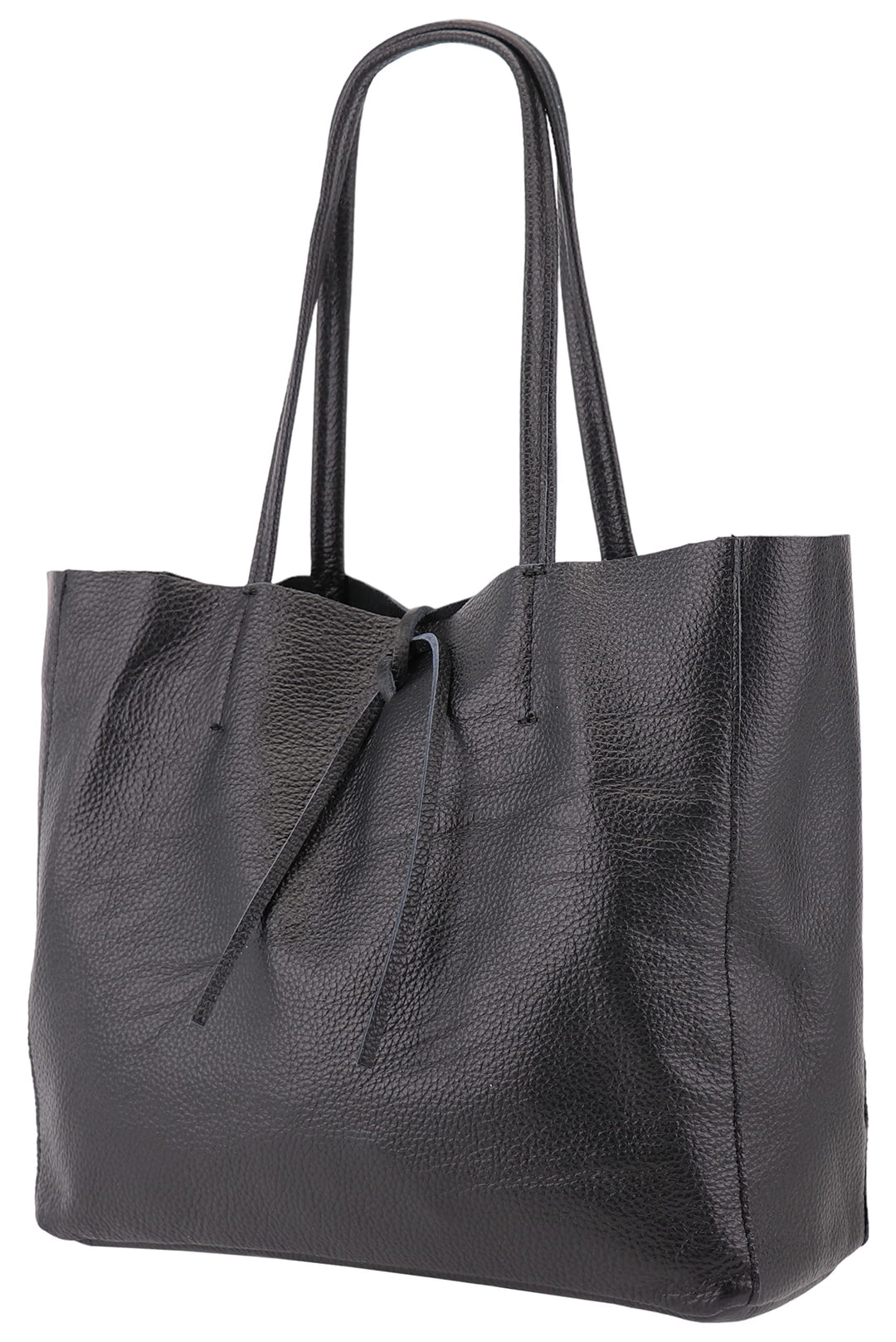 SH Leder ® Damen Echt Rindleder Shopper in Querformat mit Innentasche in vielen Farben Schultertasch