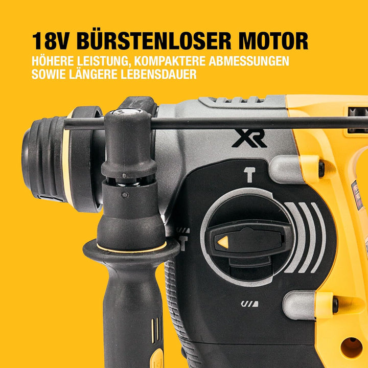 Dewalt 18V SDS-plus 24 mm Akku-Kombihammer DCH273N (bürstenloser Motor, 2,1 Joule Schlagenergie, vib
