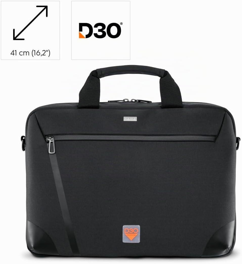 Hama Laptop-Tasche 15,6 Zoll - 16,2 Zoll stossfest (Business-Laptoptasche mit Schultergurt umhängen,