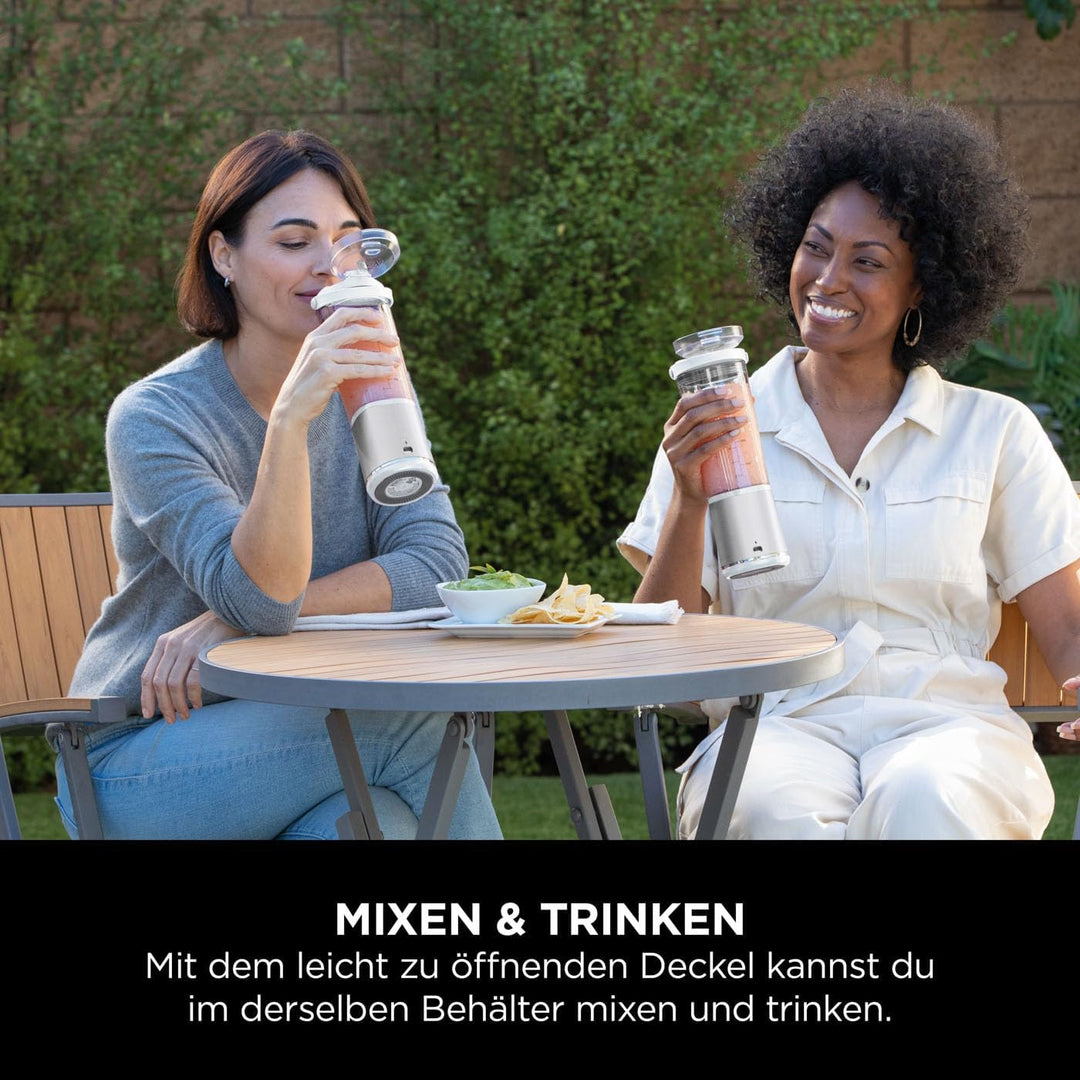 Ninja Blast Tragbarer Mixer / Blender / Smoothie Maker, 530ml Becher, Auslaufsicherer Deckel, Leistu
