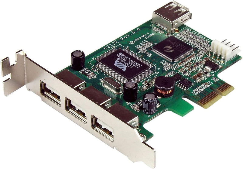 StarTech.com 4 Port USB 2.0 HighSpeed PCI Express Low Profile Schnittstellenkarte - 1 x USB 2.0 inte