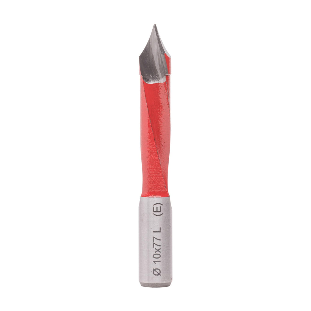 ENT 23266 Durchgangsbohrer HW, Schaft (S) 10 mm, Durchmesser (D) 10 mm, NL 45 mm, SL 24 mm, L 77 mm,
