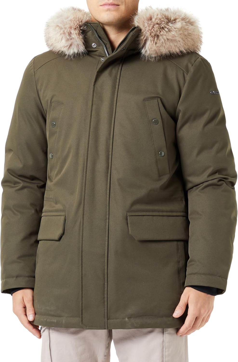 Geox Herren M Norwolk Jacket 46 OLIVE NIGHT, 46 OLIVE NIGHT