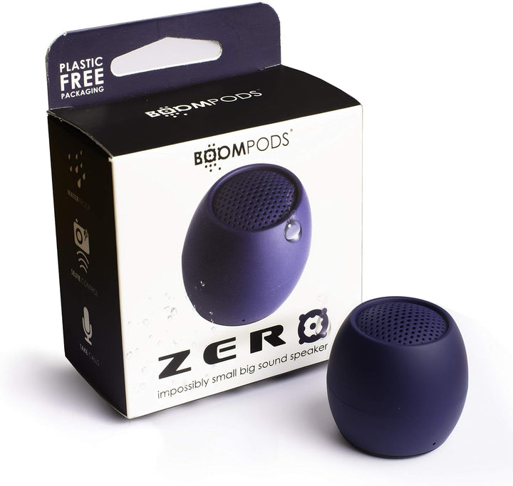 Boompods Zero Mini Bluetooth Lautsprecher - tragbarer Outdoor Lautsprecher, IPX6 Wasserschutz & 5 St