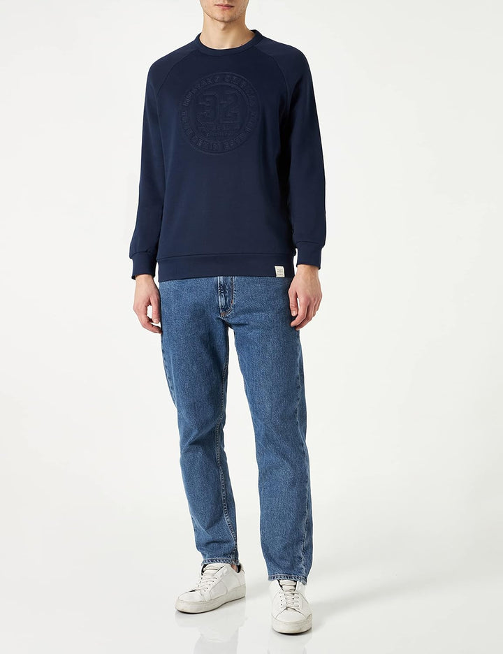 MUSTANG Herren Sweatshirt S Navy Blazer 5324, S Navy Blazer 5324