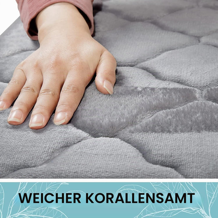 Homaxy Memory Foam Badezimmerteppich rutschfest Badematte Weich Badteppich Saugfähige Badvorleger Wa