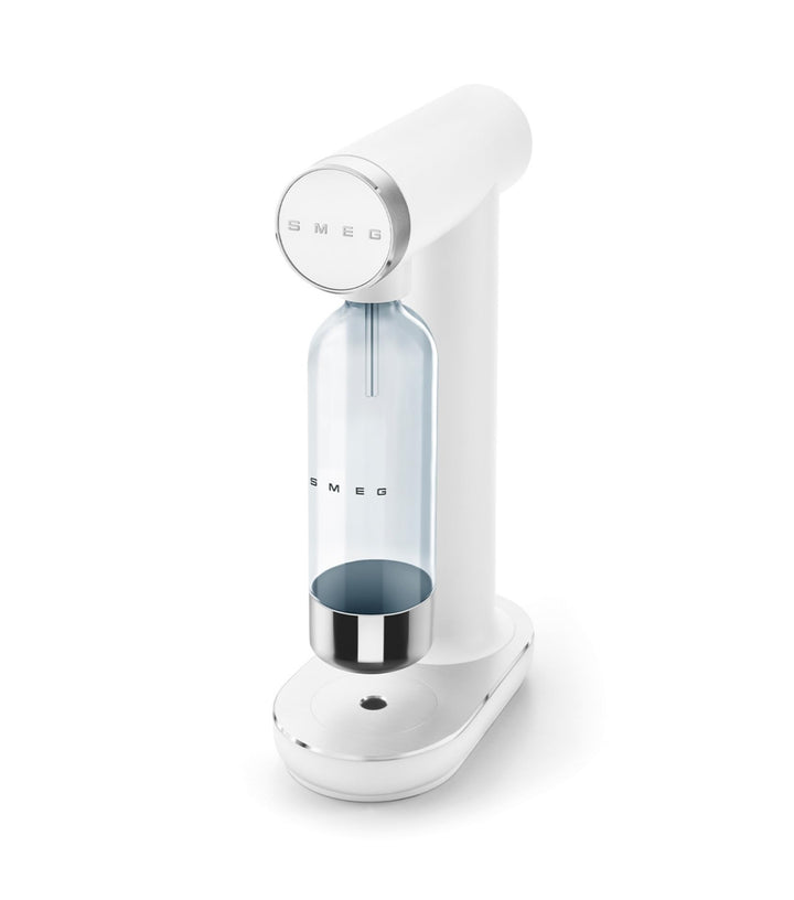 Smeg SKC01WHM Soda Maker, rutschfeste Füsse, platzsparendes Design, 800 ml, Mattweiss Einheitsgrösse