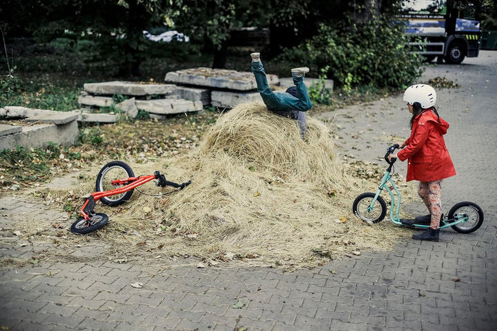 Yedoo Mau Kinder Tretroller - für Kinder ab 4 Jahre, ab 100 cm Körperhöhe, mit Luftreifen 12/12 - fü
