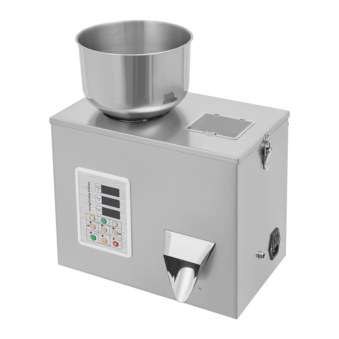 Abfüllmaschine, Verpackungsmaschine, Dosieranlage, 1-50g &amp; 2-5s/Beutel &amp; LCD Display, Edelstahl, für