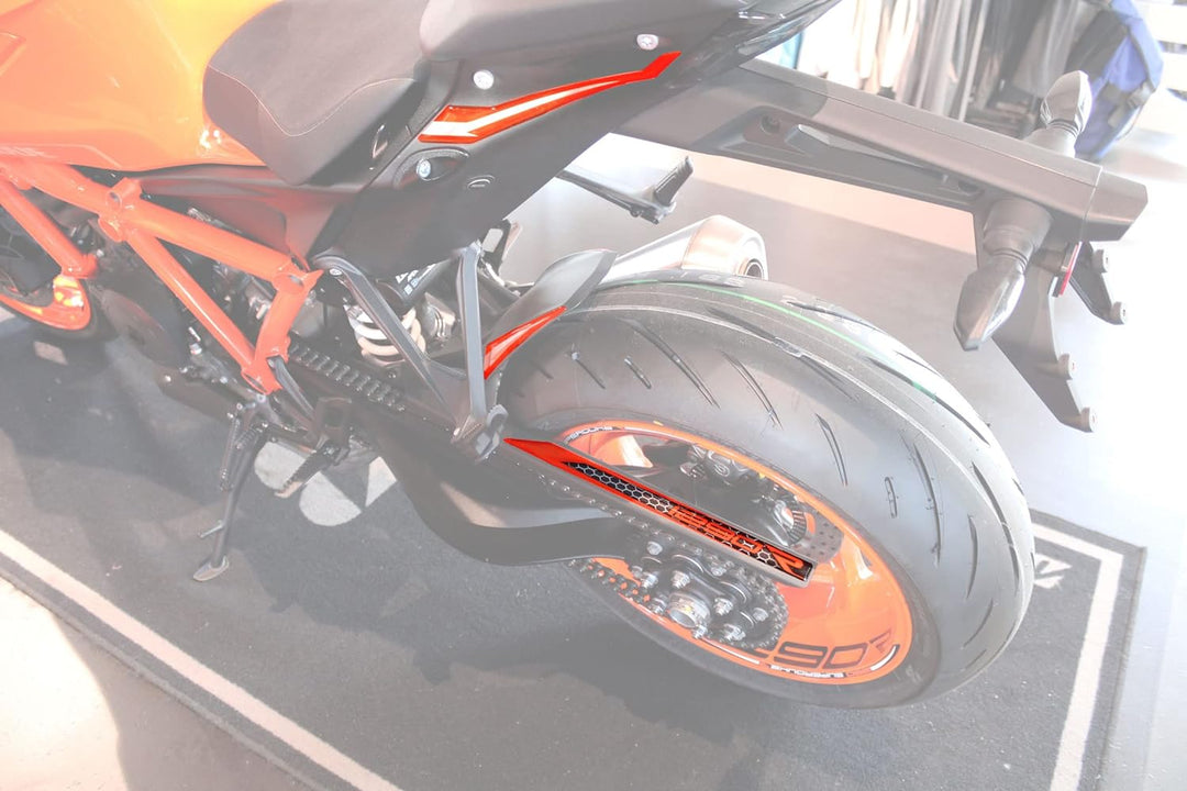 Tankpad Grafikkit kompatibel für KTM 1290 Super Duke R Orange Silber X550150 Grafik-Kit 1, Grafik-Ki