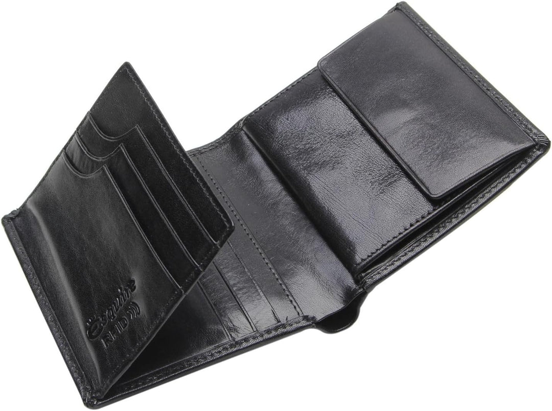 Esquire Toscana Geldbörse RFID Schutz Leder 9 cm