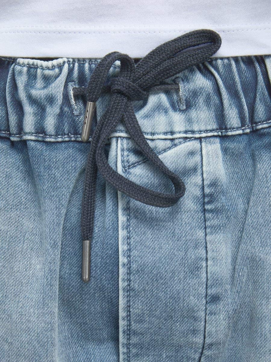 JACK & JONES Male Jeansshorts Rick Dash GE 123 Indigo Knit SBlue Denim