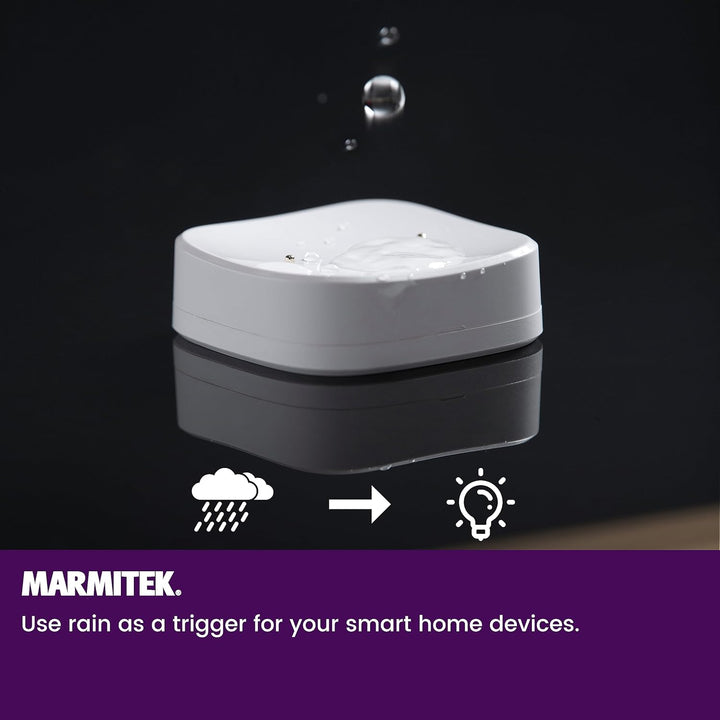 Zigbee Wassermelder Drahtlos - Marmitek Sense MA Flood Sensor - Drahtlos - Wireless Water Leak Detec