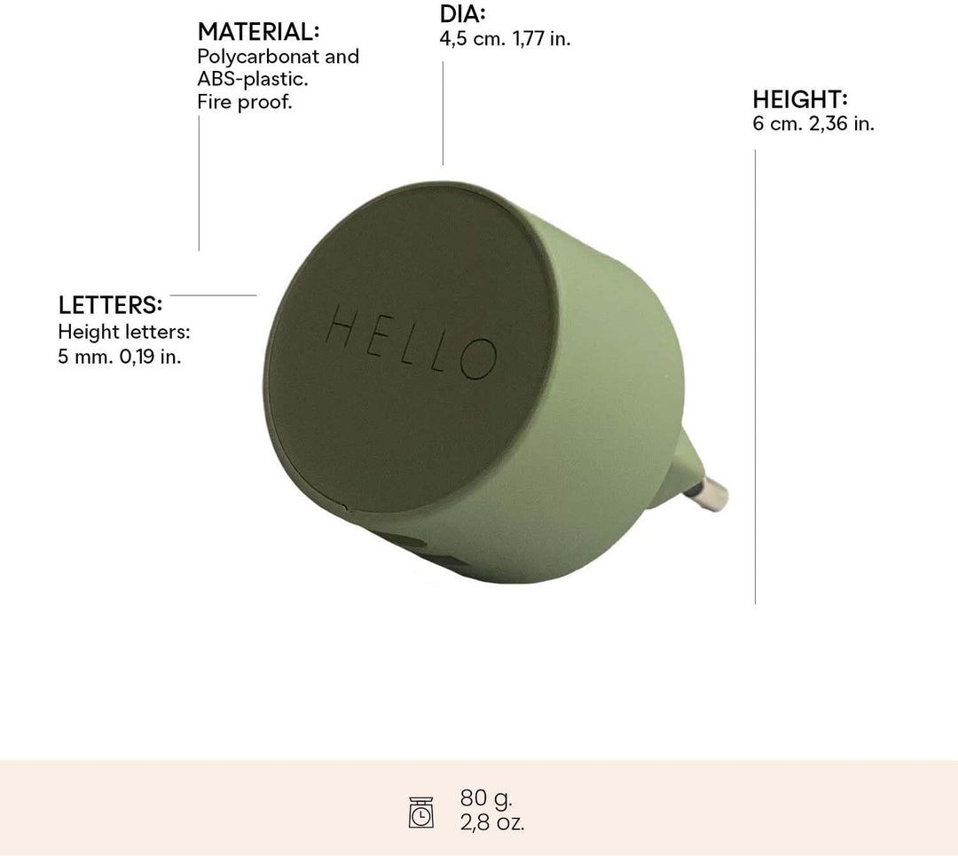 Design Letters Mega Ladegerät | 25W Schnelles Ladegerät Euro Type C | USB C ladegerät CE Certified |