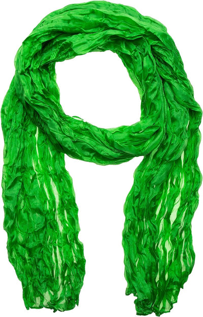 Tinitex Knitterschal Halstuch Schal XXL minzgrün Seide 180x90cm