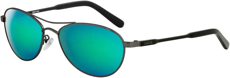 Lozza Unisex S0353743 Sonnenbrille, braun, 58 mm