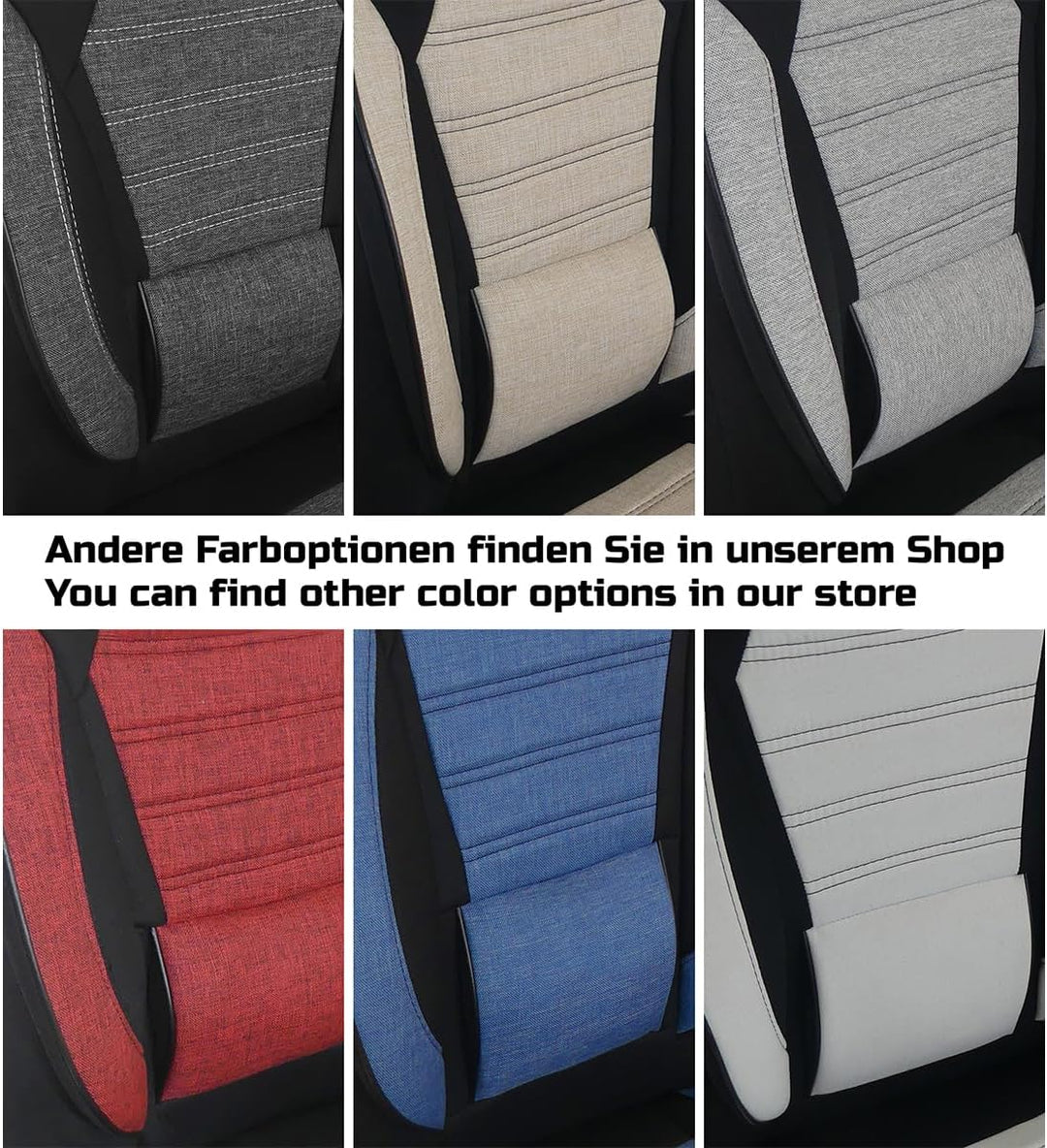 BREMER SITZBEZÜGE Mass Sitzbezüge Schonbezüge für Skoda Fabia 2 KT106 KT106 - Schwarz/Blau Fabia 2,