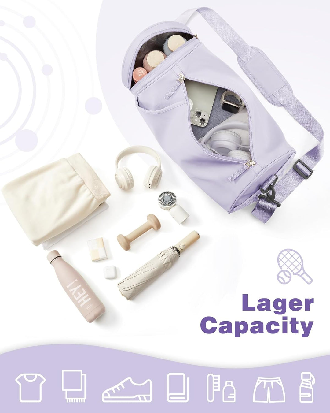 Kleine Turnbeutel für Frauen Mehrfarbige Turnbeutel für Männer wasserdichte Trainingstasche Mini See