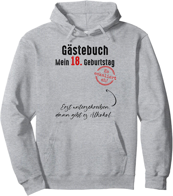 18. Geburtstag Junge Mädchen 18 Jahre 2006 Lustig Geschenk Pullover Hoodie