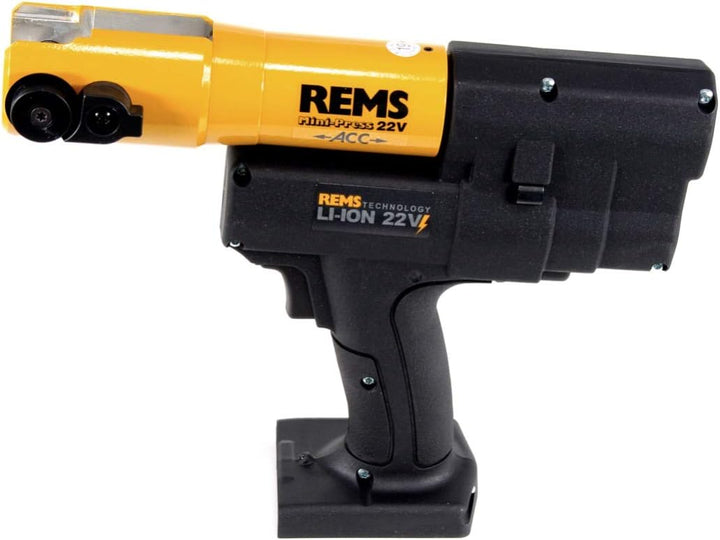 REMS Radiale radiale Mini-Prestro-Hydraulik Radial 22 KN-Batterie 22 V, Sitter auf Batterien mit aut